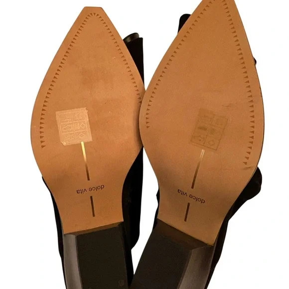 DOLCE VITA Raj Boots Onyx Suede Size 7.5 - Picture 4 of 10